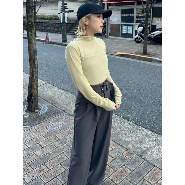 ハイウエストタックワイドパンツ[品番：MKSW0056861]｜MURUA