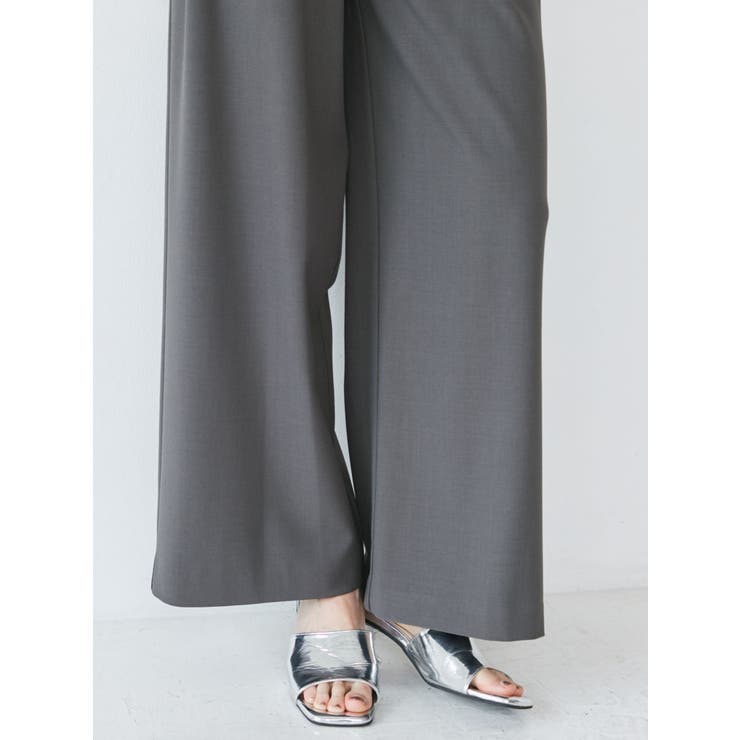 ハイウエストタックワイドパンツ[品番：MKSW0056861]｜MURUA