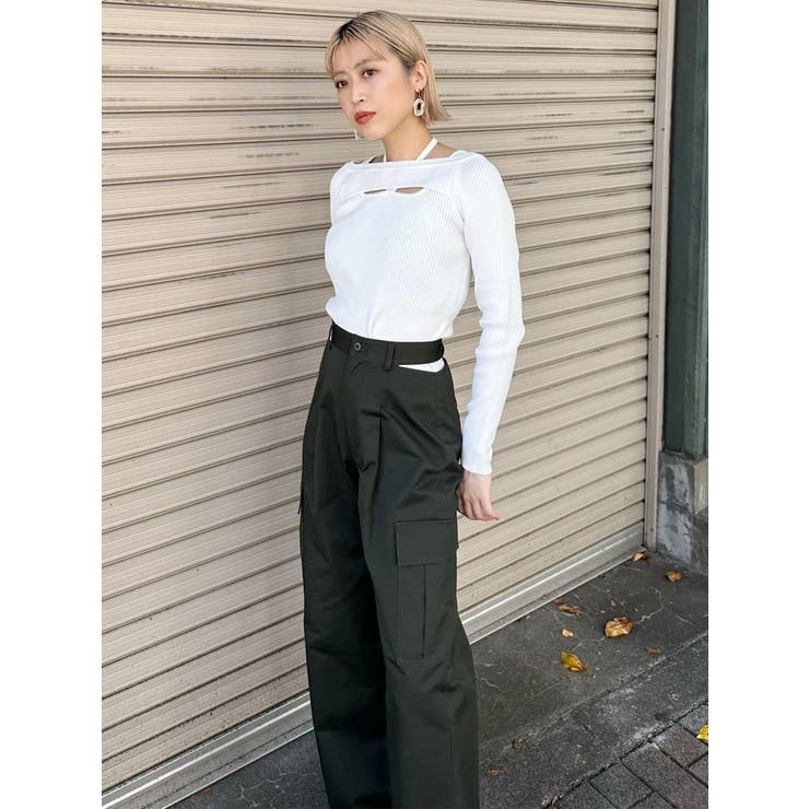 サイドカットカーゴパンツ | MURUA | 詳細画像10 