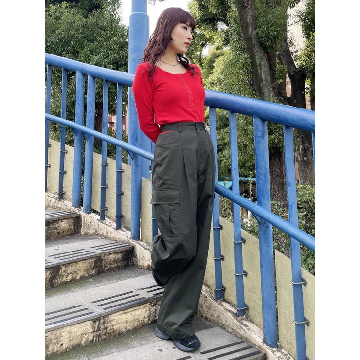 サイドカットカーゴパンツ[品番：MKSW0055202]｜MURUA（ムルーア