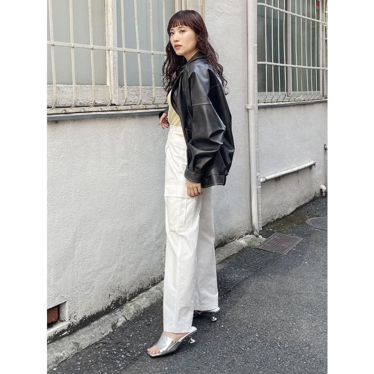 サイドカットカーゴパンツ | MURUA | 詳細画像31 