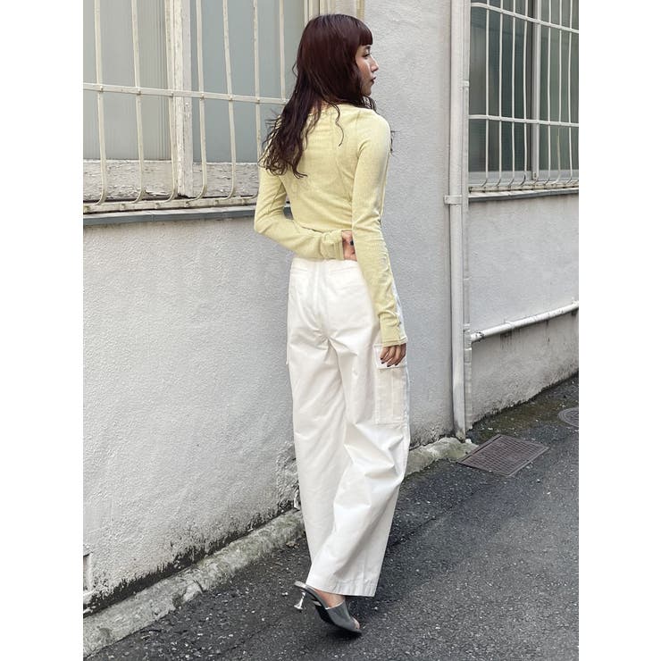 サイドカットカーゴパンツ | MURUA | 詳細画像32 