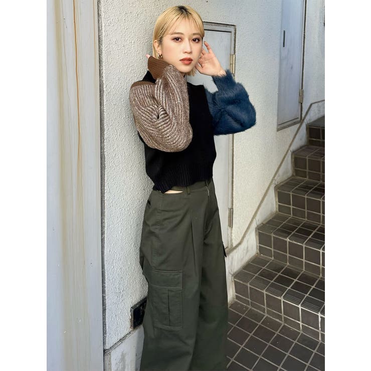 サイドカットカーゴパンツ | MURUA | 詳細画像46 