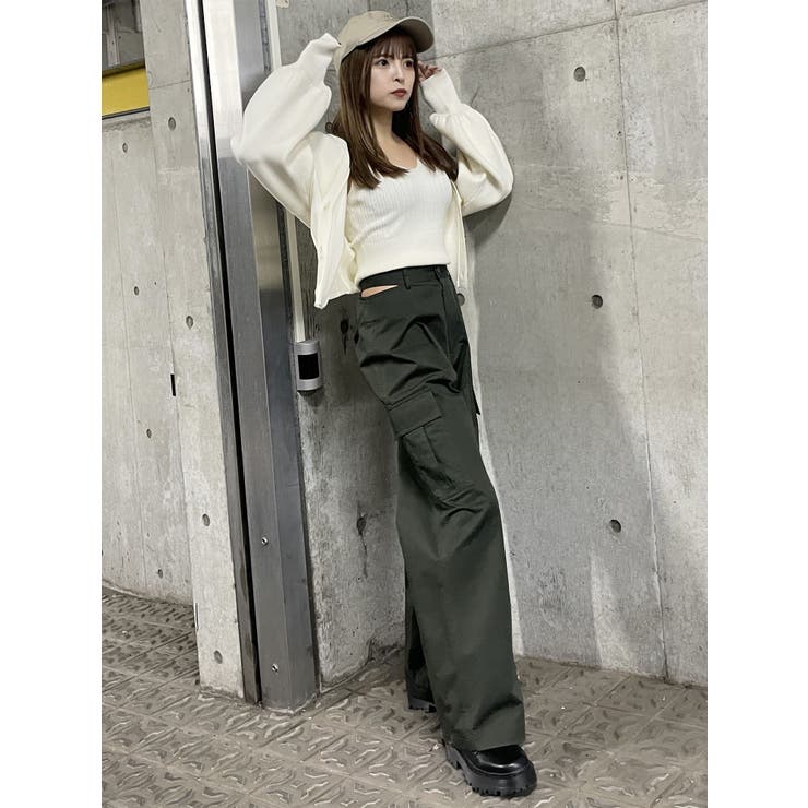 サイドカットカーゴパンツ | MURUA | 詳細画像48 