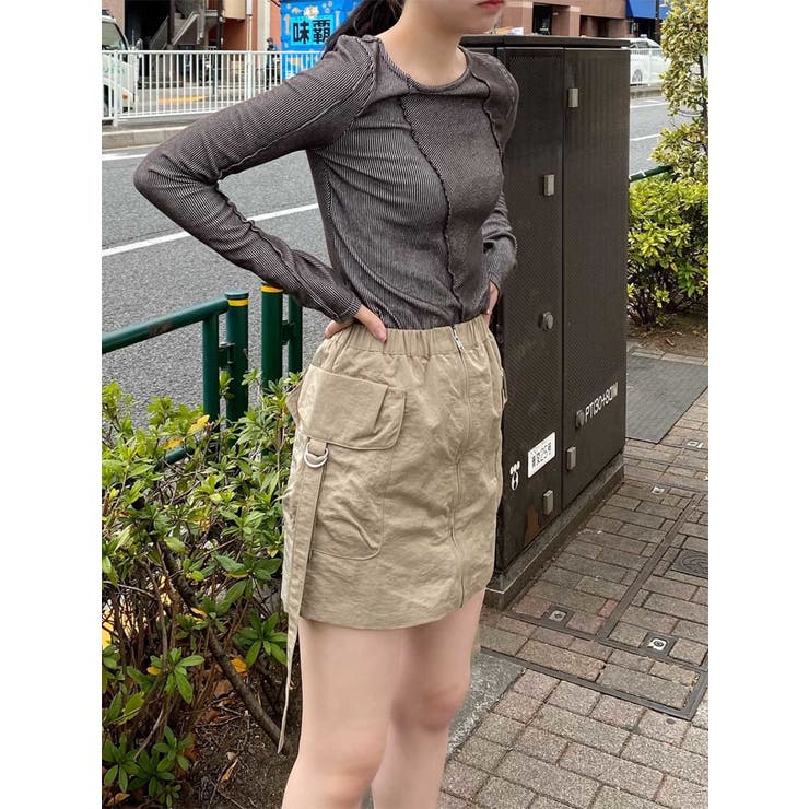 カーゴミニスカート | MURUA | 詳細画像18 