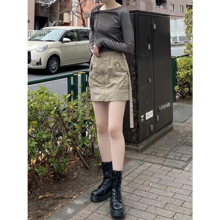 カーゴミニスカート | MURUA | 詳細画像22 