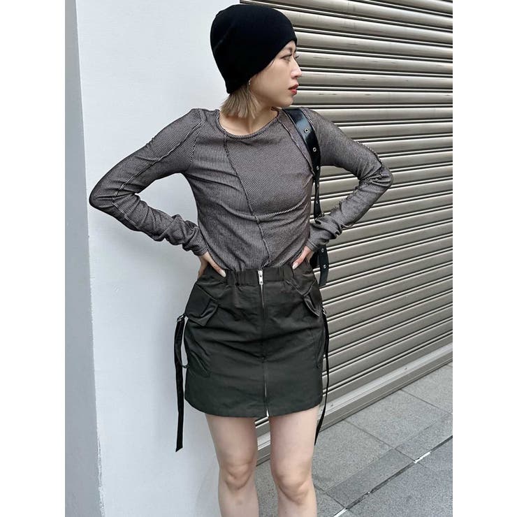 カーゴミニスカート | MURUA | 詳細画像3 