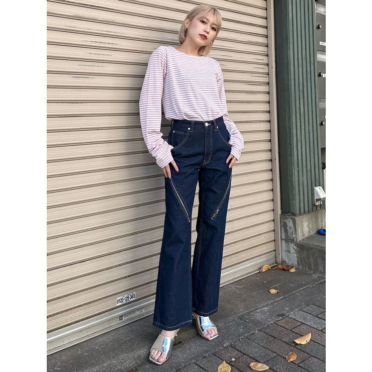 デザインジップカットデニム | MURUA | 詳細画像16 