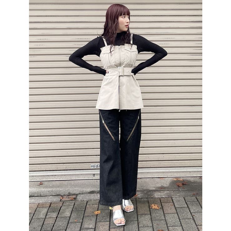 デザインジップカットデニム | MURUA | 詳細画像21 