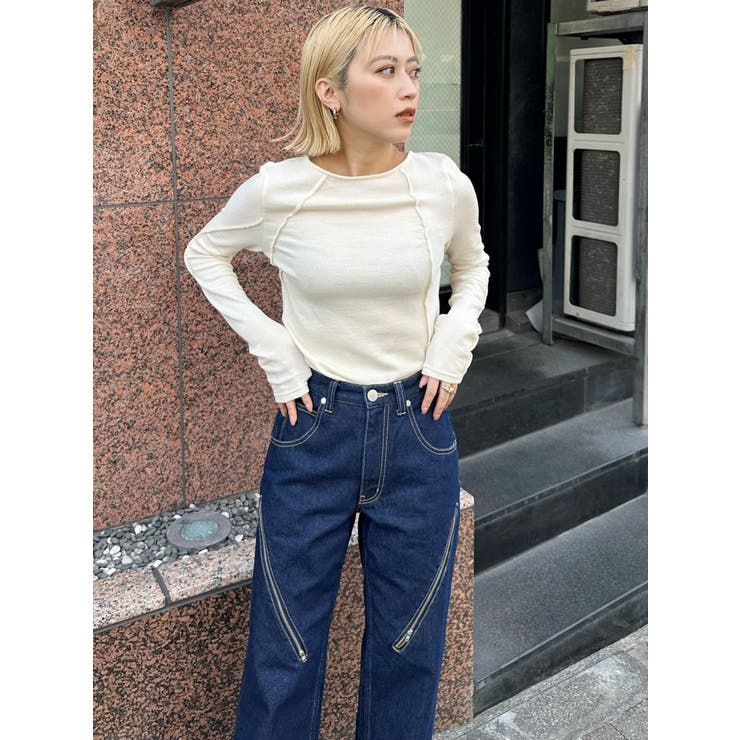 デザインジップカットデニム | MURUA | 詳細画像27 