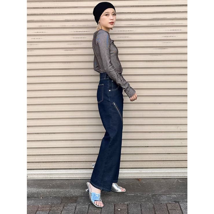 デザインジップカットデニム | MURUA | 詳細画像8 