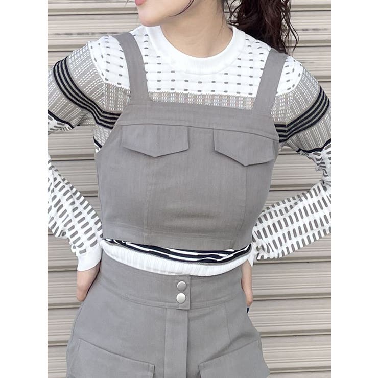 マルチパターンニットTOPS[品番：MKSW0055208]｜MURUA（ムルーア）のレディースファッション通販｜SHOPLIST（ショップリスト）