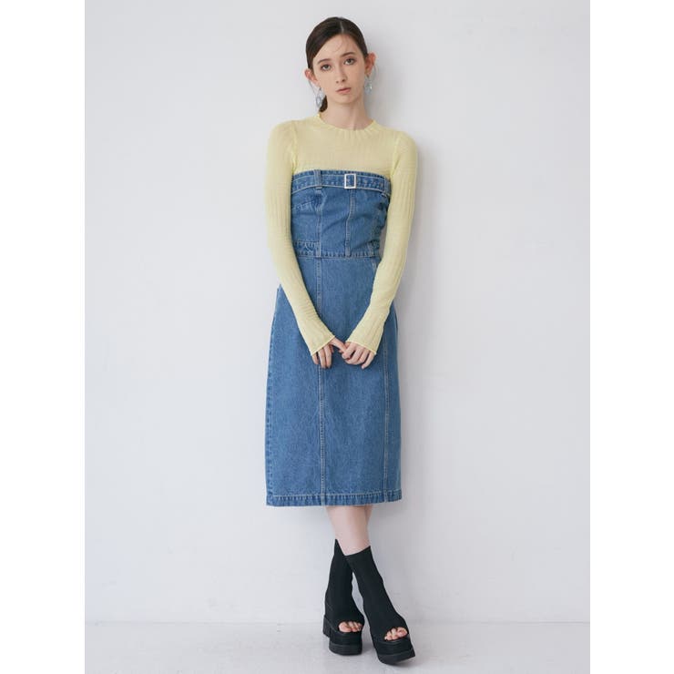 ランダムパターンシアーニット | MURUA | 詳細画像17 