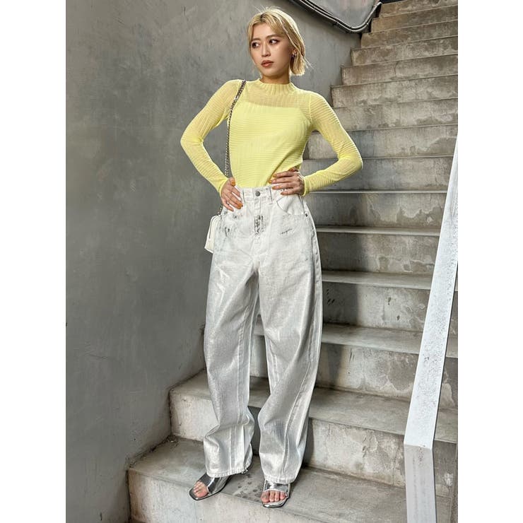 ランダムパターンシアーニット | MURUA | 詳細画像23 