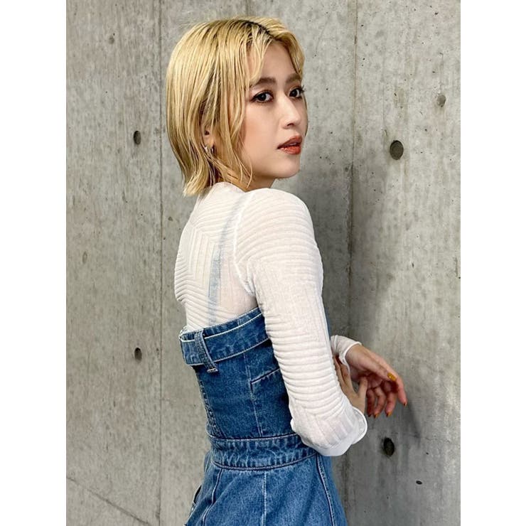 ランダムパターンシアーニット | MURUA | 詳細画像42 