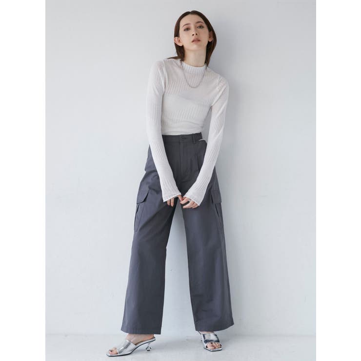 ランダムパターンシアーニット | MURUA | 詳細画像8 