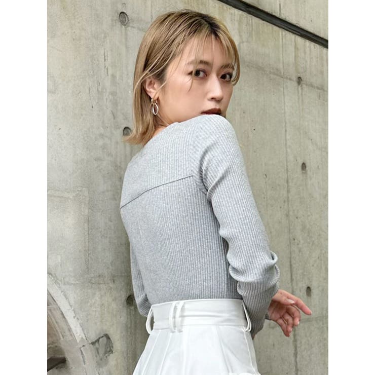 ホックテープボディスーツ[品番：MKSW0055315]｜MURUA（ムルーア）の