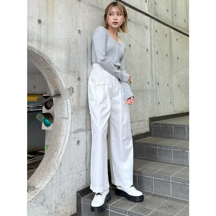 ホックテープボディスーツ[品番：MKSW0055315]｜MURUA（ムルーア