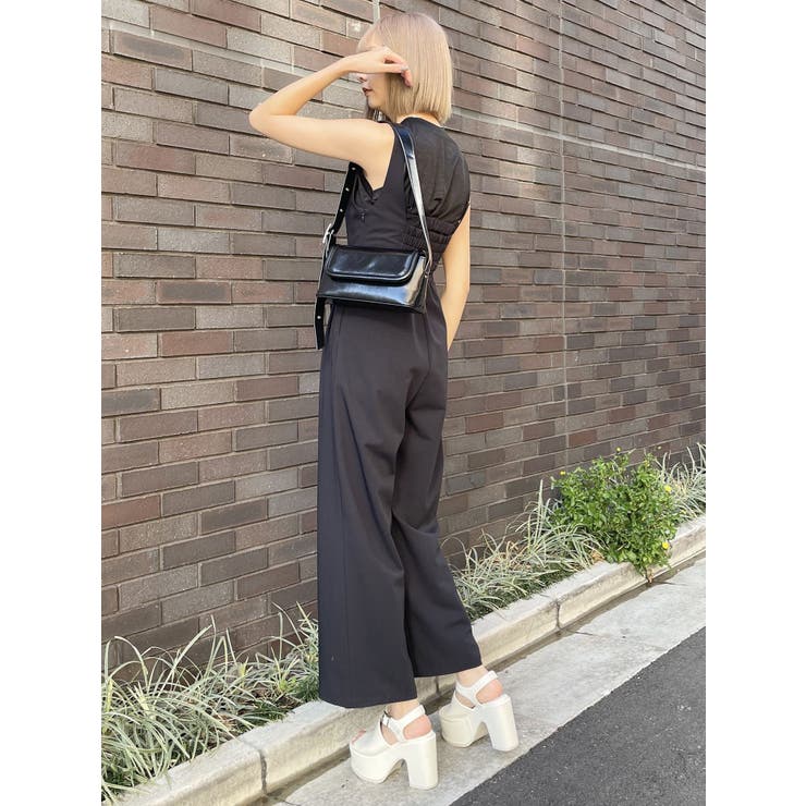 MURUA ダークネイビー ロングコート スタンドカラーコート[品番：MKSW0061294]｜MURUA（ムルーア）の