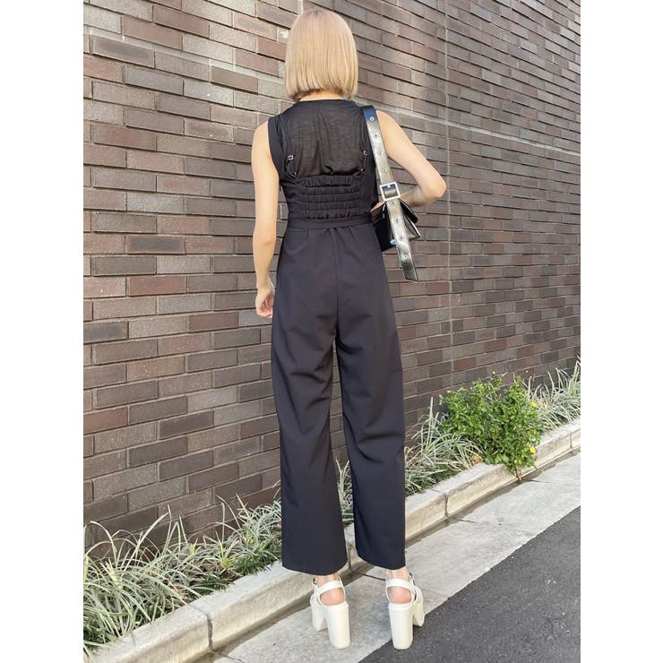 MURUA ダークネイビー ロングコート スタンドカラーコート[品番：MKSW0061294]｜MURUA（ムルーア）の