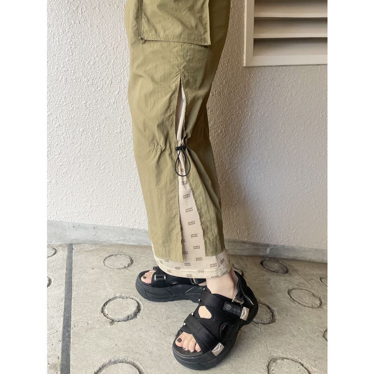 メッシュロゴカーゴワンピース | MURUA | 詳細画像23 