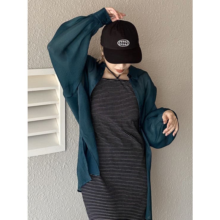 シアーシャイニーボリュームスリーブシャツ | MURUA | 詳細画像43 