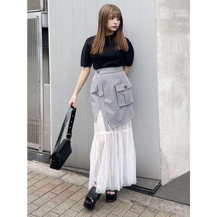 Full Of Ssun × LoremIpsum 巻きスカート 3WAY ユニセックス SLY | LACE UP ATHLEISURE スカート (スカート(ロング) ) |SHEL