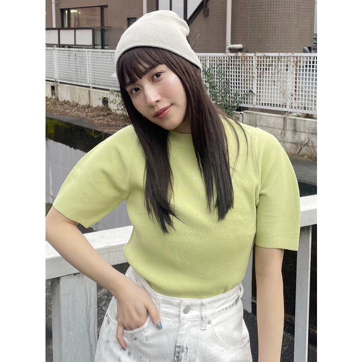 スリムハーフスリーブニット | MURUA | 詳細画像15 