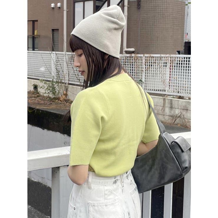 スリムハーフスリーブニット | MURUA | 詳細画像17 