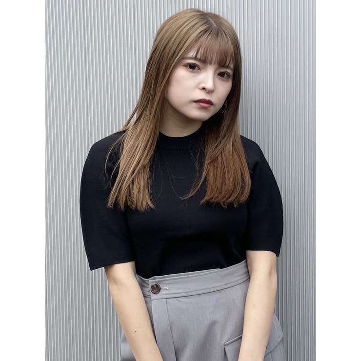 スリムハーフスリーブニット | MURUA | 詳細画像3 