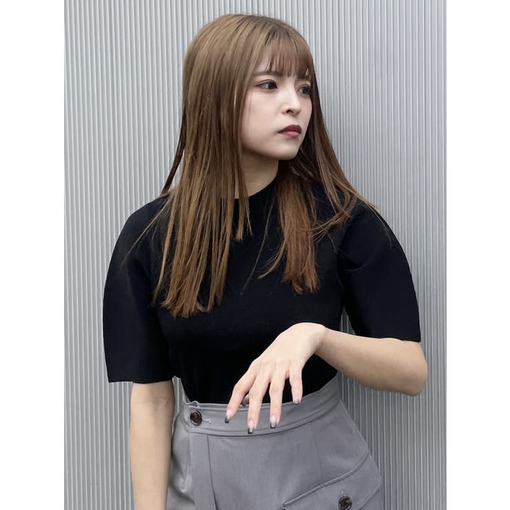 スリムハーフスリーブニット | MURUA | 詳細画像7 