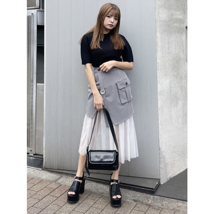 スリムハーフスリーブニット | MURUA | 詳細画像8 