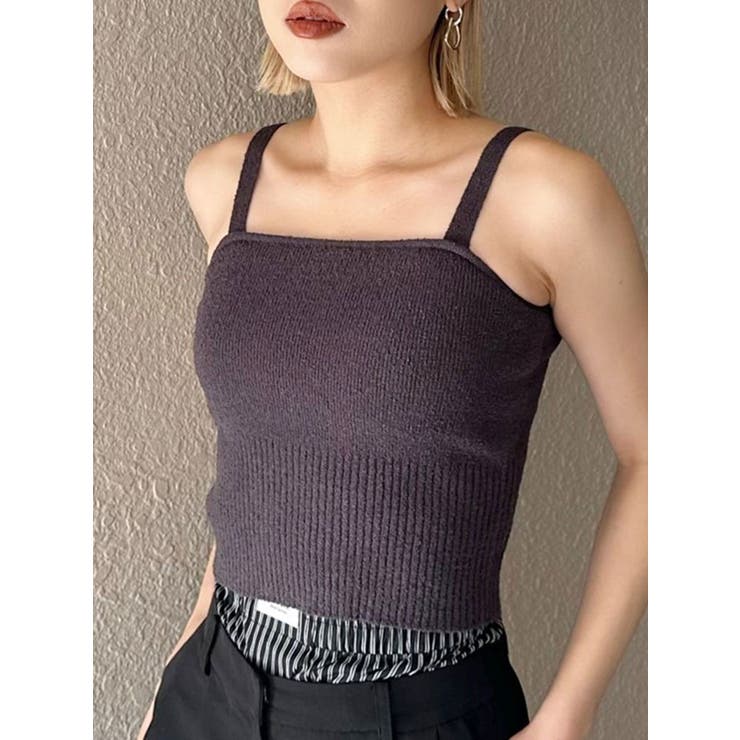 ダークグレー | ループヤーンキャミ | MURUA