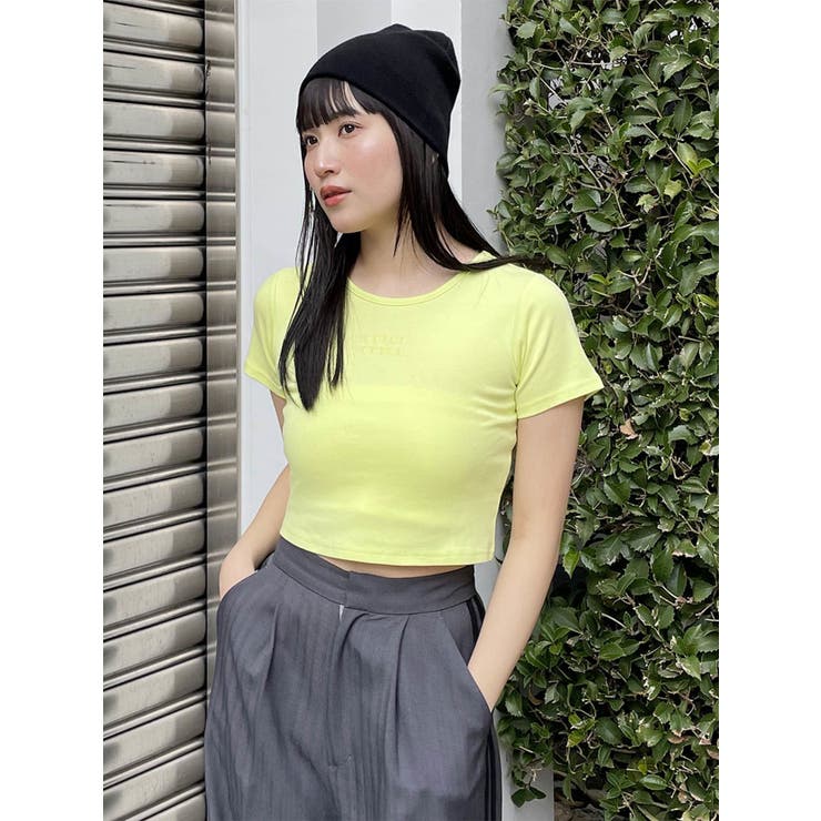 クリアmumuクロップトTシャツ[品番：MKSW0055763]｜MURUA
