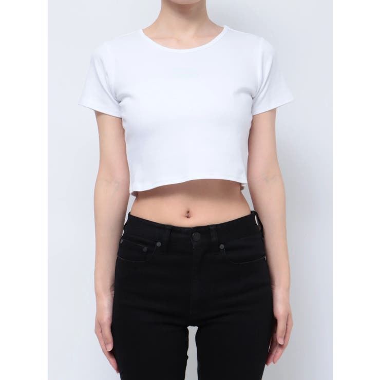 クリアmumuクロップトTシャツ[品番：MKSW0055763]｜MURUA