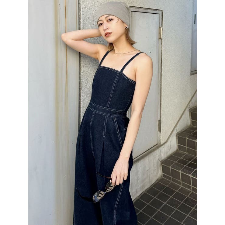 デザインデニムロンパース | MURUA | 詳細画像28 