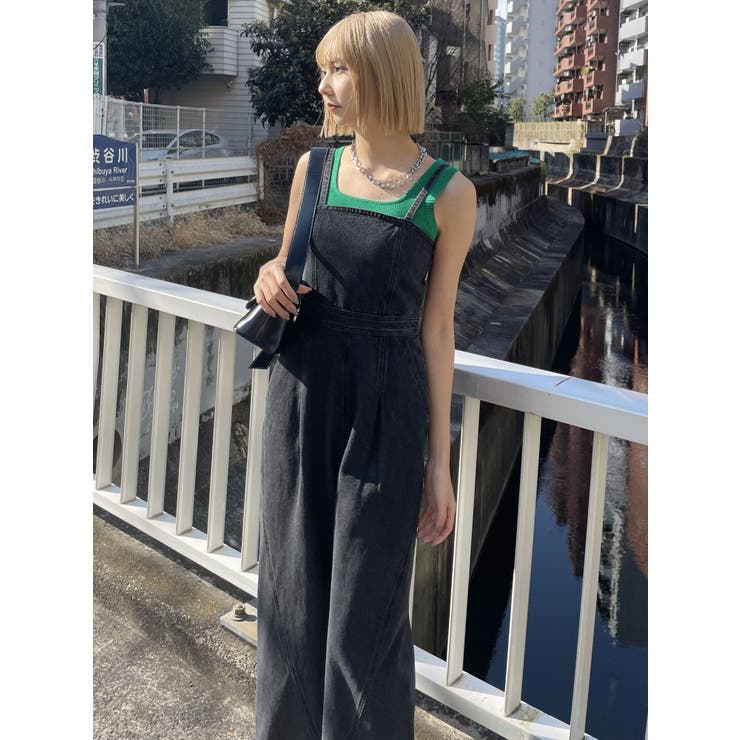 デザインデニムロンパース | MURUA | 詳細画像35 