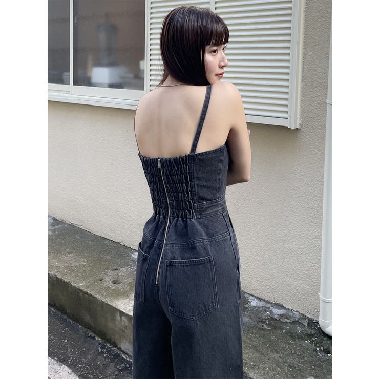 デザインデニムロンパース | MURUA | 詳細画像43 