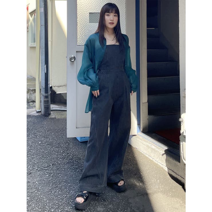 デザインデニムロンパース | MURUA | 詳細画像45 