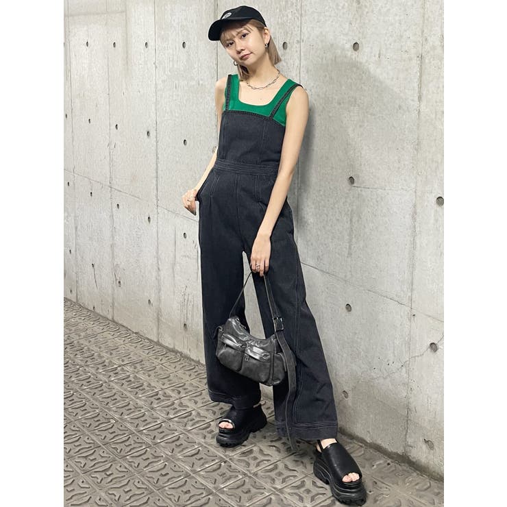 デザインデニムロンパース | MURUA | 詳細画像46 