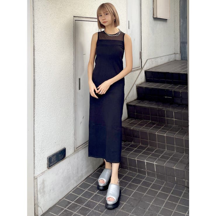 ムルーア　シースルーロングワンピース［新品］ ムルーア シースルーロングワンピース［新品］
