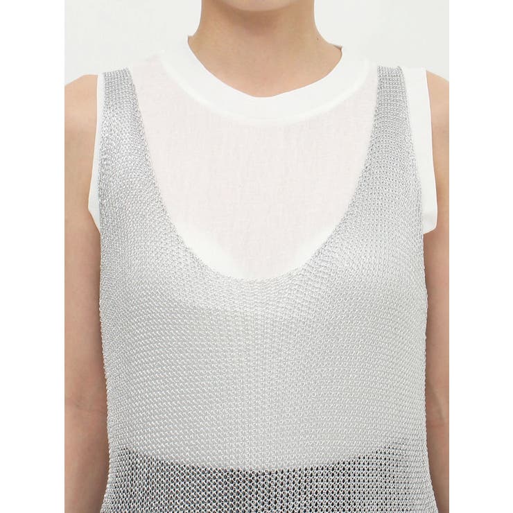 メタリックメッシュロングワンピース | MURUA | 詳細画像18 