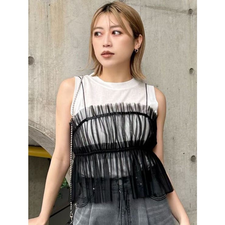 チュールーフリルビスチェ | MURUA | 詳細画像15 