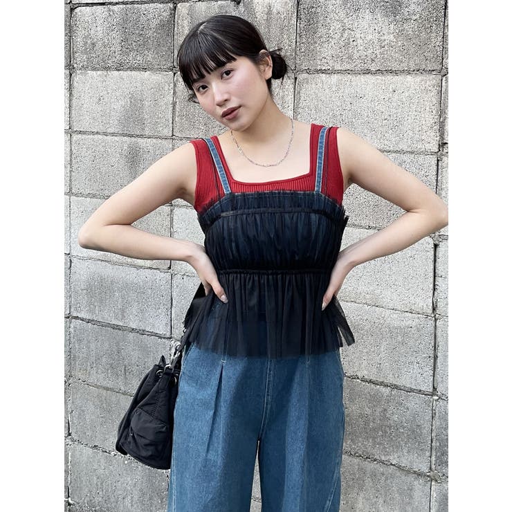 チュールーフリルビスチェ | MURUA | 詳細画像21 