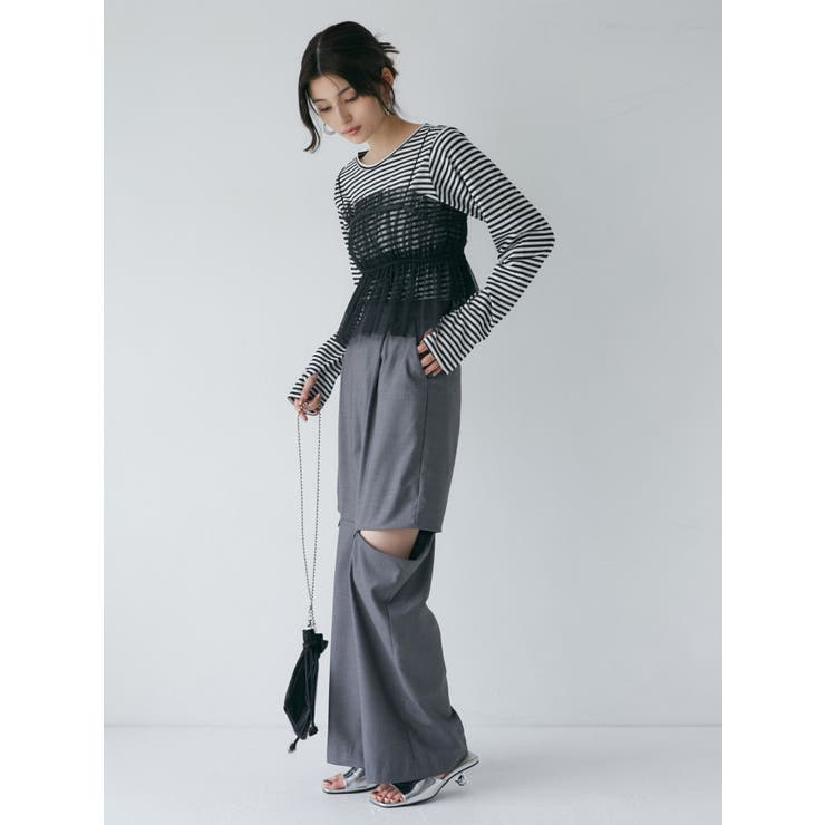 チュールーフリルビスチェ | MURUA | 詳細画像8 