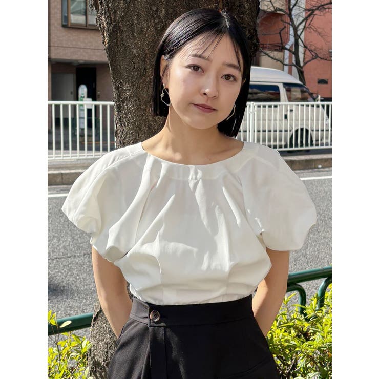 2WAYウエストタックショートトップス[品番：MKSW0057116]｜MURUA 