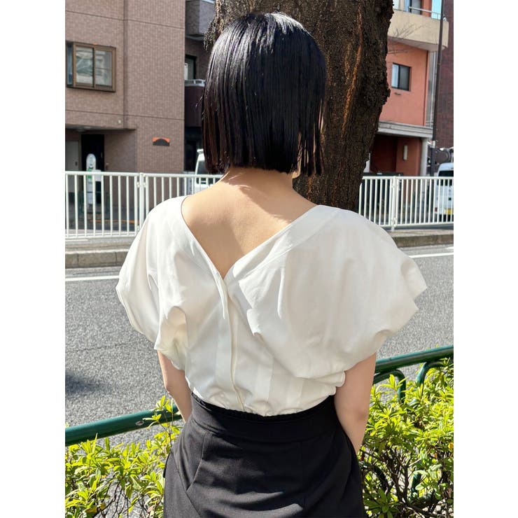 2WAYウエストタックショートトップス[品番：MKSW0057116]｜MURUA 