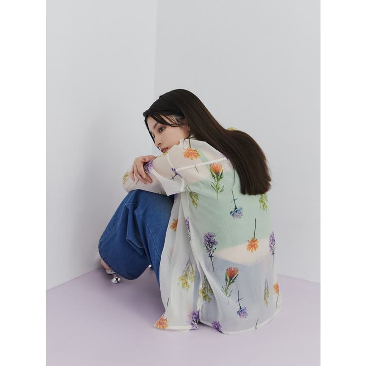 フラワーシアーシャツ【WEB限定】 | MURUA | 詳細画像10 