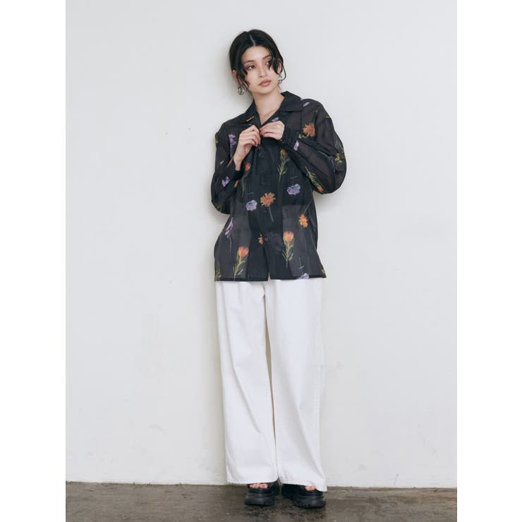 フラワーシアーシャツ【WEB限定】 | MURUA | 詳細画像23 