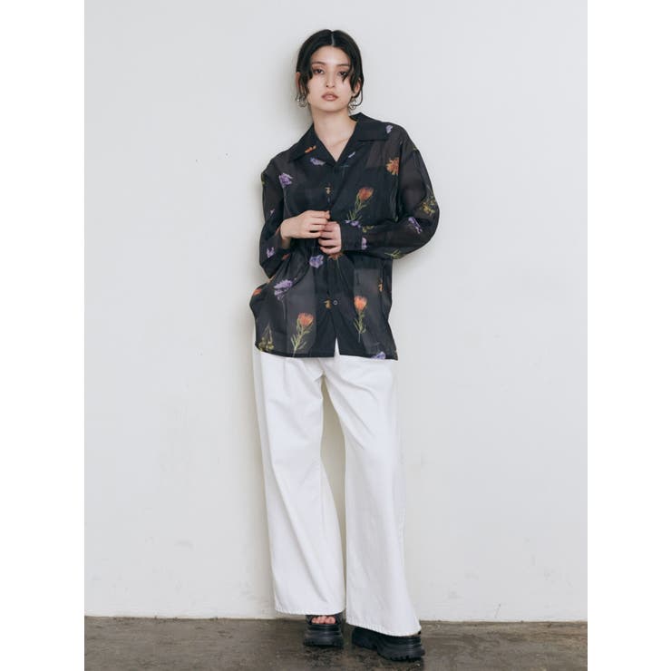 フラワーシアーシャツ【WEB限定】 | MURUA | 詳細画像24 